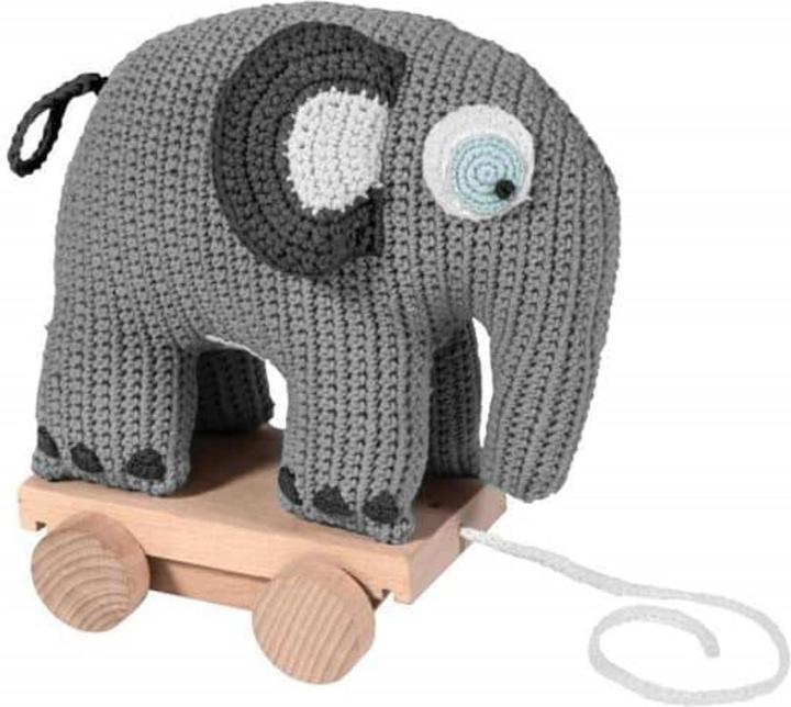 Sebra Crochet pull-along animal Fanto