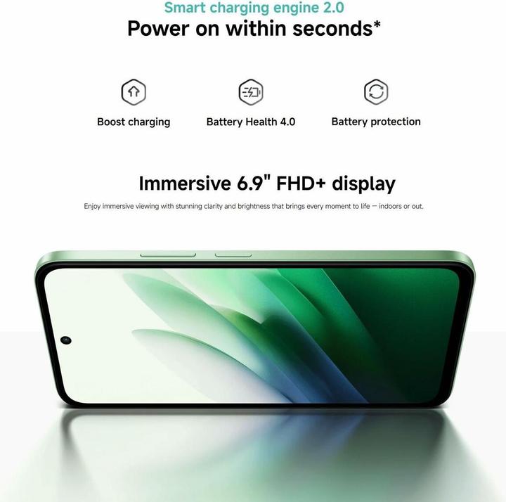 Actual product image Xiaomi Redmi 15 (256 GB, Midnight Black, 6.90", Dual SIM, 5G)