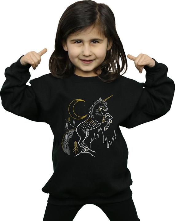 Image du produit - Sweat UNICORN LINE ART - Fille (140, 146)
