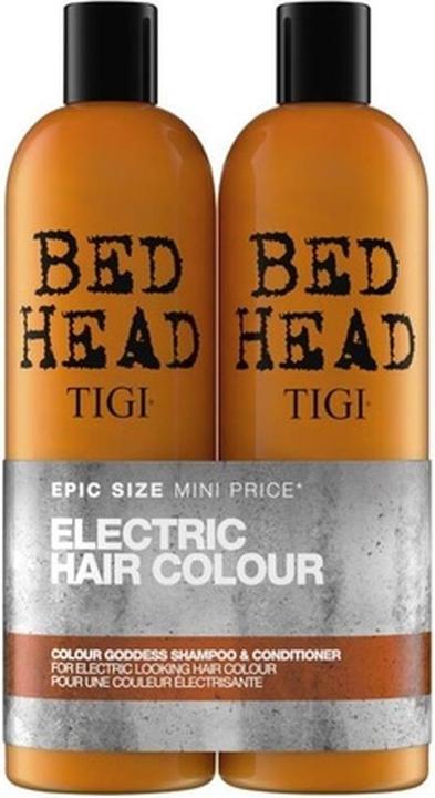 Produktbild Tigi Bed Head Colour Goddess Oil Infused Shampoo Conditioner 2x 750 ml (1500 ml, Flüssiges Shampoo)