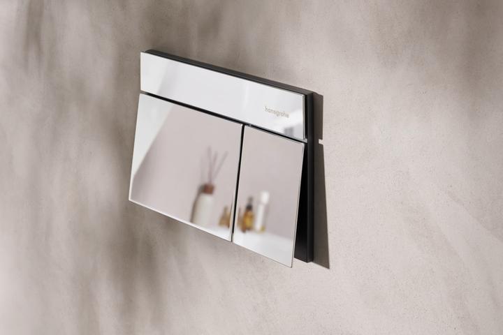 Immagine prodotto hansgrohe iFrame élément E Plaques de déclenchement pour chasse d'eau à 2 quantités, 66003000, 66003000