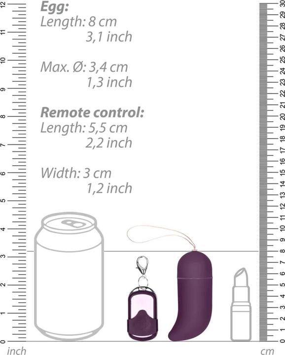 Produktbild Doc Johnson 10 Speed Remote Vibrating G-Spot Egg