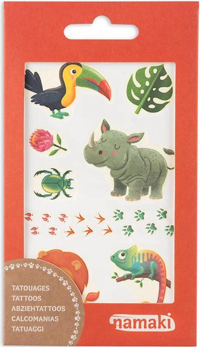 Namaki Children's Tattoos - Wild Animals