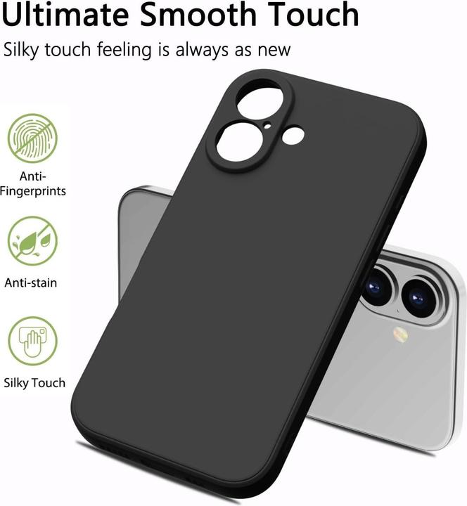 Actual product image Cbx Silicone case for iPhone 16 (Apple iPhone 16)