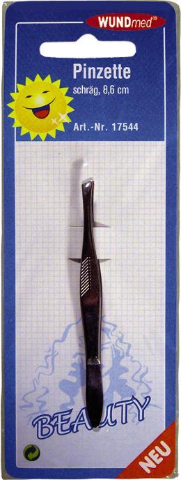 Actual product image Wundmed Tweezers bevelled 8.6cm