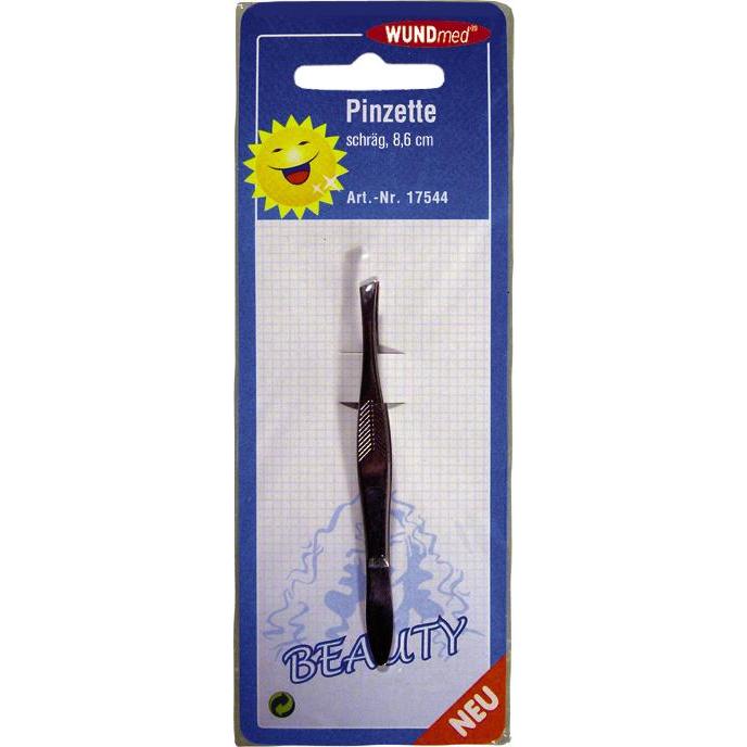 Wundmed, Pinzette, Pinzette abgeschrägt 8,6cm