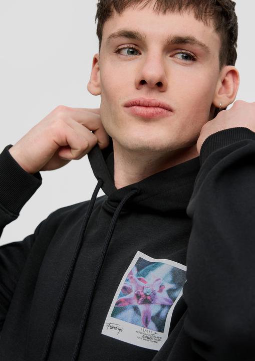 Produktbild s.Oliver Sweatshirt Hoodie-Sweatshirt mit Fotoprint (M)