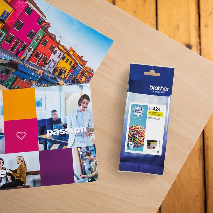 Produktbild Brother LC424Y INK FOR MINI19 BIZ-SL (Y)