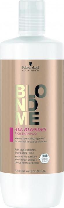 Schwarzkopf Blondme - All Blondes Rich Shampoo (1000 ml, Flüssiges Shampoo)