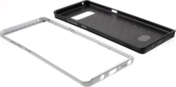 Produktbild König Design Handyhülle für Samsung Galaxy S7 Edge Schutzcase Backcover Bumper Etuis Silber (Samsung Galaxy S7 Edge)