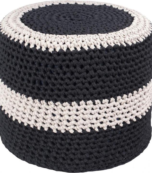 Productafbeelding Glorex Wollen Macramé banden 250 g, zwart (125 m)