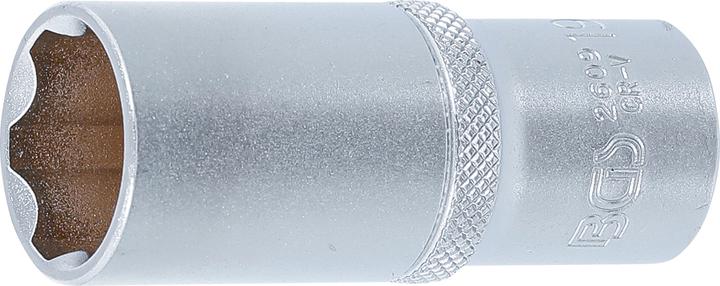 Produktbild BGS Steckschlüssel-Einsatz Super Lock, tief | Antrieb Innenvierkant 10 mm (3/8") | SW 19 mm (19 mm)