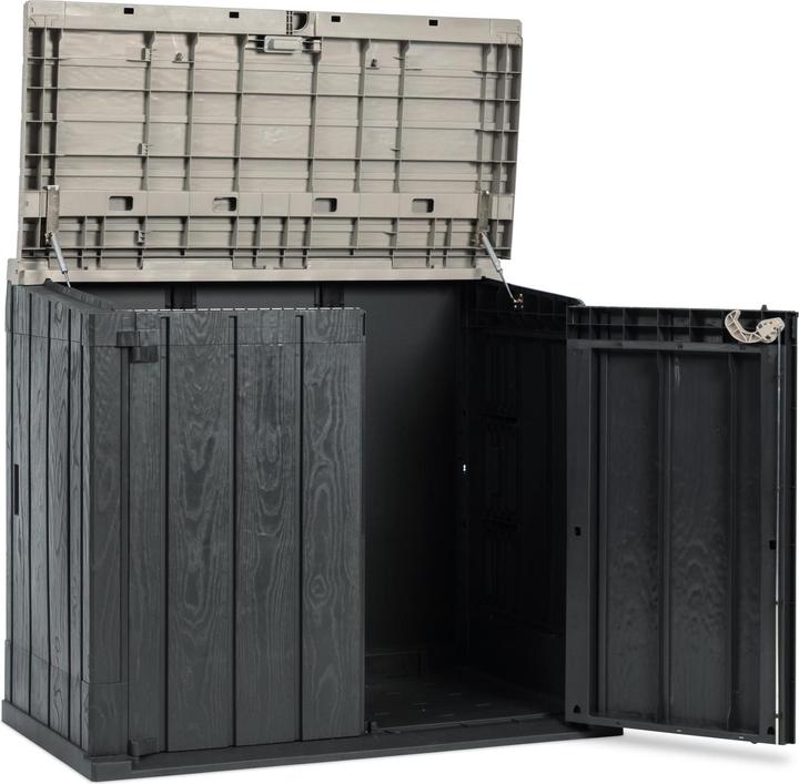 Produktbild Toomax Gartenschrank Stora Plus, 129.5x74.5x111 cm, Anthrazit/Grau