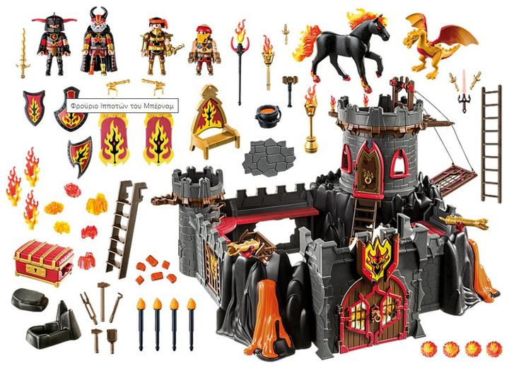 Actual product image Playmobil Fortress of the Burnham Feuerfels (70221, Playmobil Novelmore)