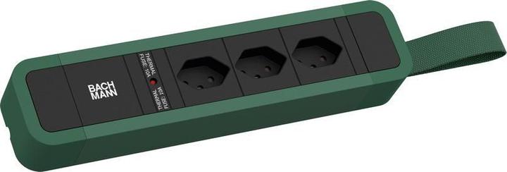Actual product image Bachmann BACH socket strip (3x, Type 13, 2 m)