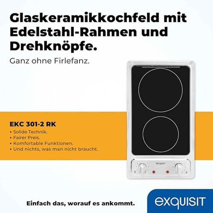 Produktbild Exquisit Exqu Doppelkochplatte EKC 301-2 RK