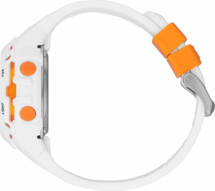 Actual product image ICE Watch Ice Digit Explorer White Orange (Digital watch, 40 mm)