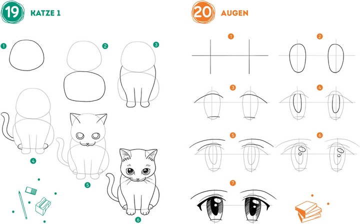 Produktbild 300 Motive zeichnen - Manga (Deutsch, Lise Herzog, 2024)