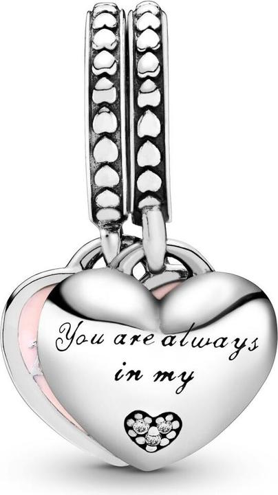 Image du produit Pandora Coeurs mère & fille (Émail, Argent sterling)