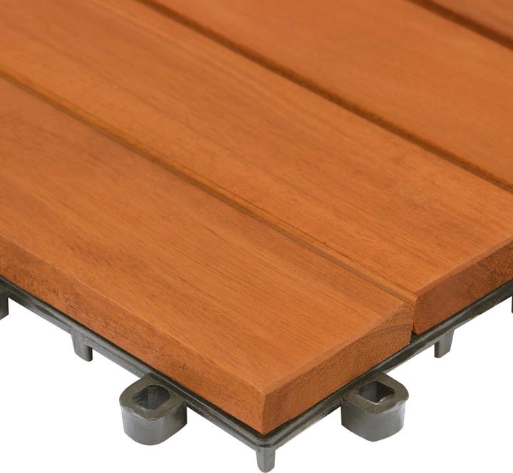 Immagine prodotto Deuba Holzfliesen (33 x, 30 x 30 x 2,5 cm)