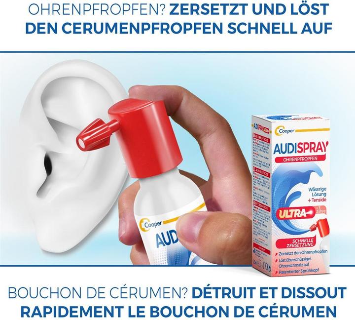 Produktbild Audispray Ultra Ohrenpfropfen