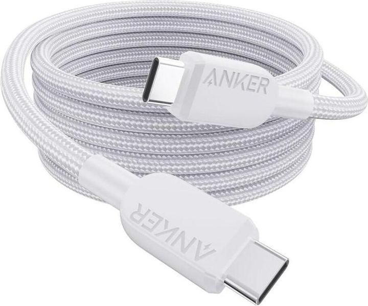 Actual product image Anker Cable 240W USB-C do USB-C 1.8m biały (1.80 m, USB 2.0, 240 W)
