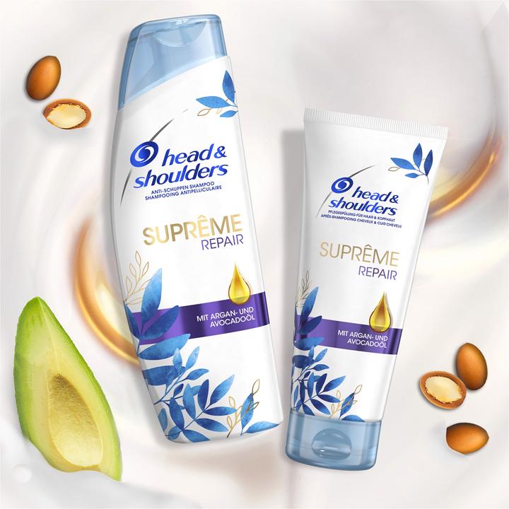 Produktbild Head & Shoulders Suprême Repair Anti-Schuppen Shampoo, 900 ml (900 ml, Flüssiges Shampoo)