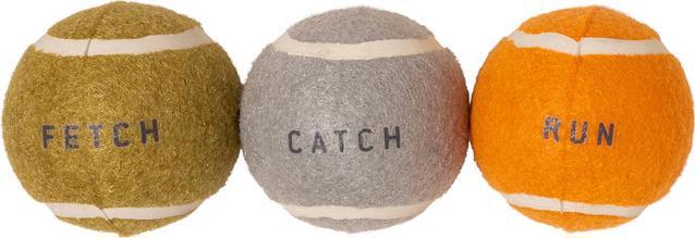 Field + Wander Confezione da 3 palline da recuperare (Palla giocattolo per cani)
