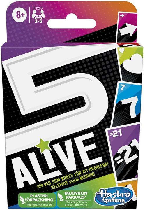 Produktbild Hasbro Gaming 5 Alive (SE/FI) (Finnisch, 2 - 6 Spieler)