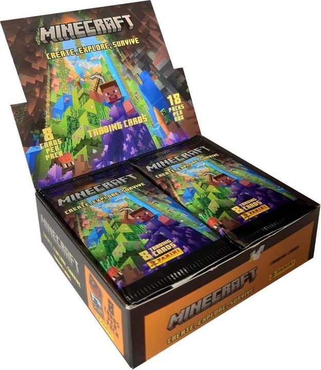 Panini Minecraft - Create, Explore, Survive prsentoir Flow Packs (18)  *ALLEMAND*