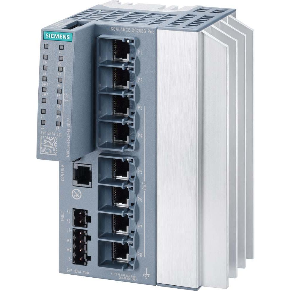 Siemens 6GK5208-0RA00-2AC2 SCALANCE, Netzwerk Switch