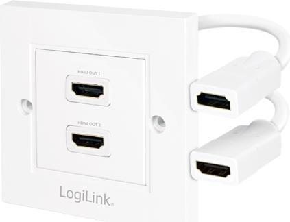Image du produit LogiLink HDMI (Typ A) — HDMI (Typ A) (0.18 m, HDMI)