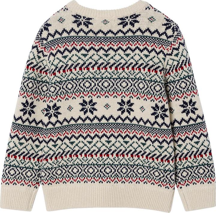 Produktbild Vertbaudet Jungen Jacquard-Pullover mit Rundhals (92, 98)