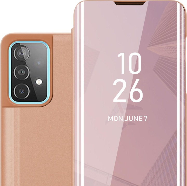 Immagine prodotto Cadorabo Copertina per specchietto retrovisore Smart View a libro (Samsung Galaxy A52)