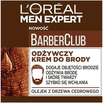 Actual product image L'Oréal Paris L'Oreal - Men Expert Barber Club Nourishing Cream Is Ford 50Ml (50 ml)