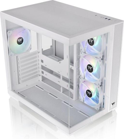 Actual product image Thermaltake View 380 TG ARGB Snow White (Mini-ITX, mATX, ATX)