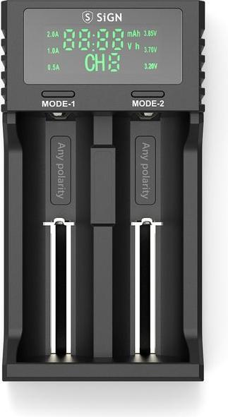 Produktbild SIGN Universal Battery Charger for AA / AAA / C batteries (18650)