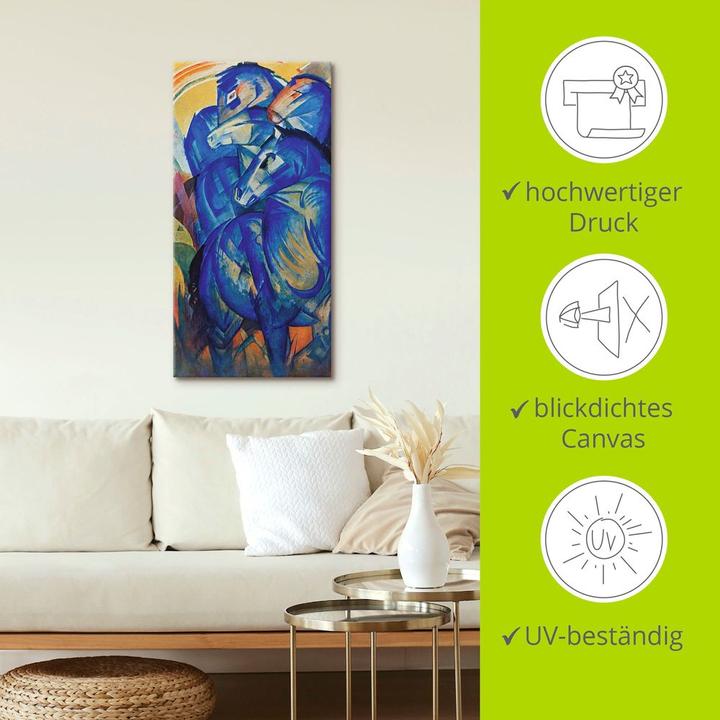 Image du produit Artland Tour des chevaux bleus. 1913 T7IL (20 x 40 cm)