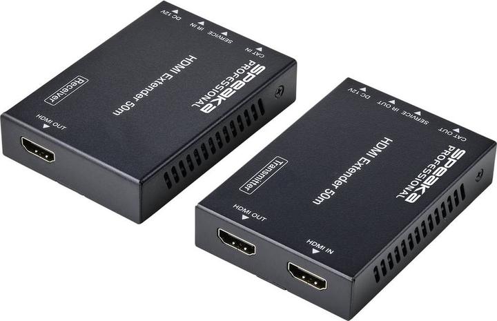 SpeaKa Professional Extender HDMI 50 m via câble réseau avec IR jetable (Rallonge)
