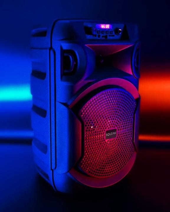 Actual product image Squeak Głośnik Karaoke Pulsetower Bluetooth 5.3 Radio Fm Microsd Aux USB Sq1006 (7 h)