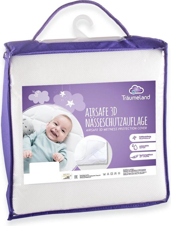 Actual product image Träumeland Airsafe 3D wetness protection pad (90 x 200 cm)