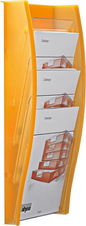 Produktbild Styro Styrodisplay Wandprospekhalter, 4 Fächer (A4)