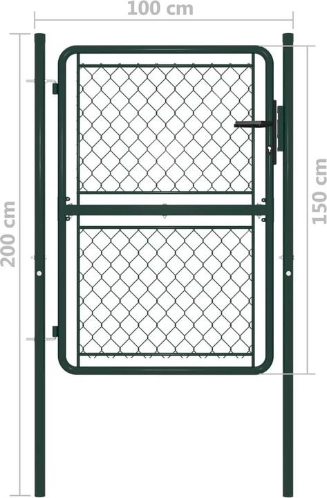 Image du produit vidaXL Gartentor