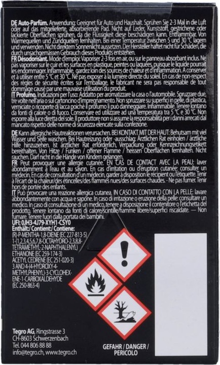 Image du produit Areon Car Perfume Platinum Flacon en verre de 50 ml