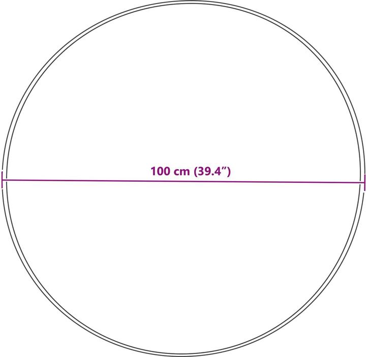 Produktbild vidaXL Kunstschaffell Teppich (100 cm)