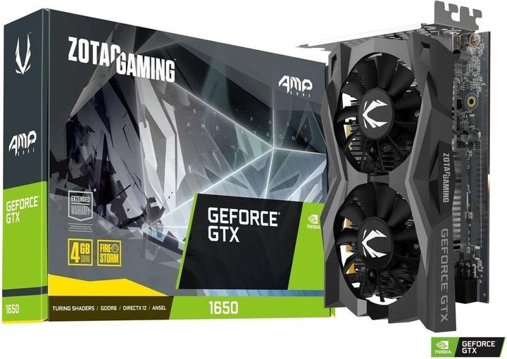 Actual product image Zotac GeForce GTX 1650 AMP Core (4 GB)