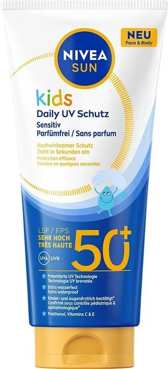Actual product image NIVEA UV Schutz Sensitiv (SPF 50+, 100 ml)