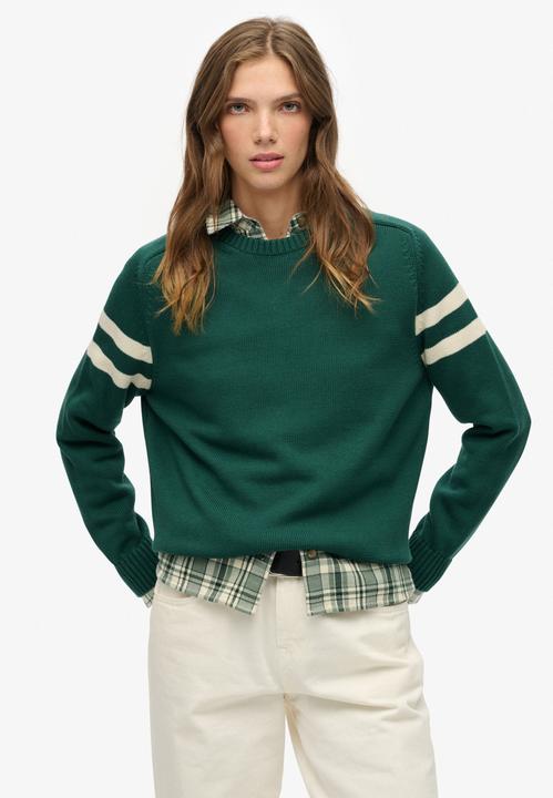 Produktbild Superdry Gestreifter Strickpullover mit lockerer Passform (XL)