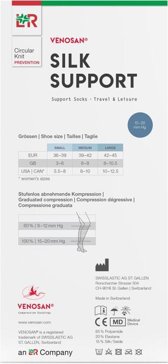 Immagine prodotto Venosan A-D Support Socks navy (S)