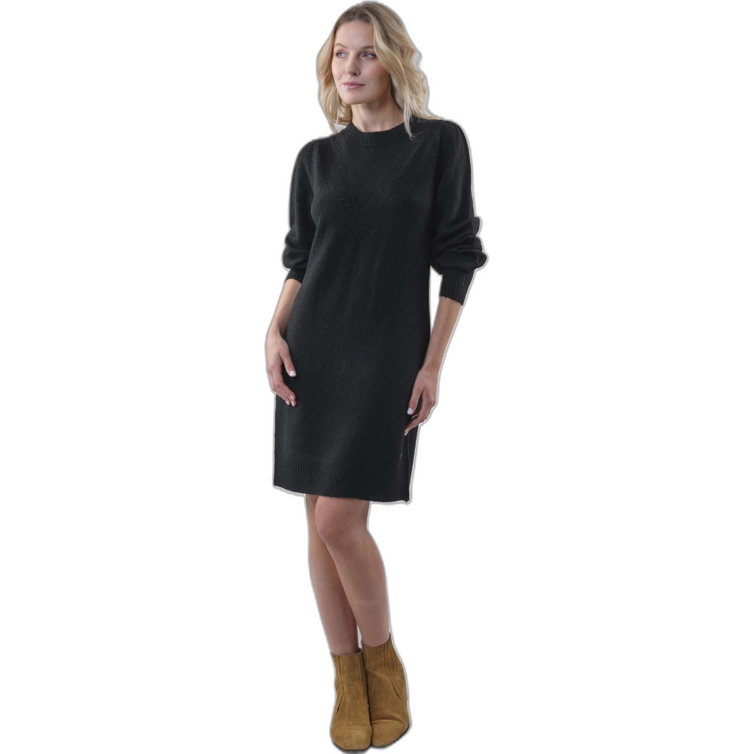 Deeluxe, Damen, Kleider, kleid damen marinette, Schwarz, (XS)